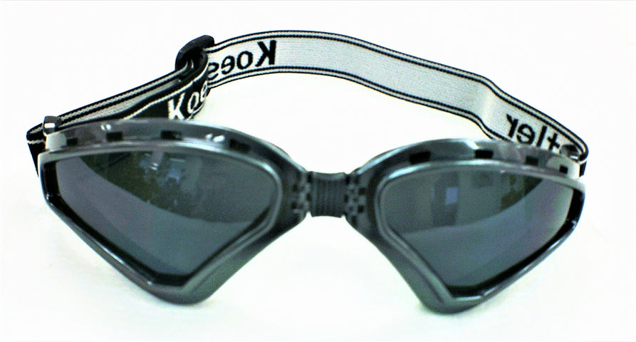 Goggles Grey With Triangular Black Lens