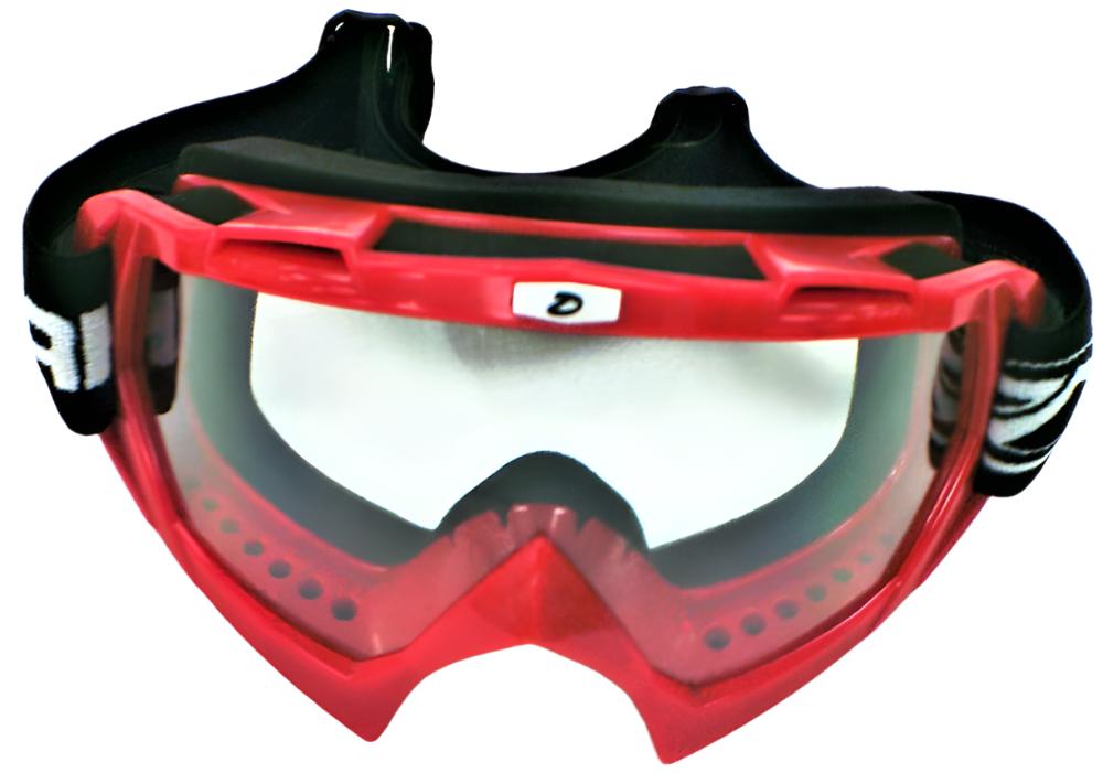 Racing Goggles Red With Clear Lens – Electric Parts Depot