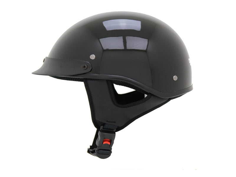 MAX HALF - Half face helmet - Solid Black (S)