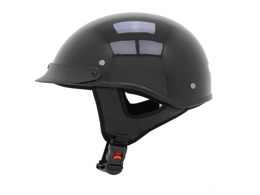 MAX HALF - Half face helmet - Solid Black (M)