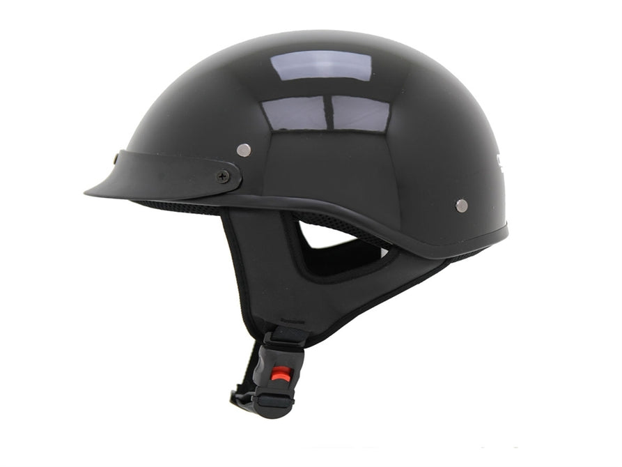 MAX HALF - Half face helmet - Solid Black (L)