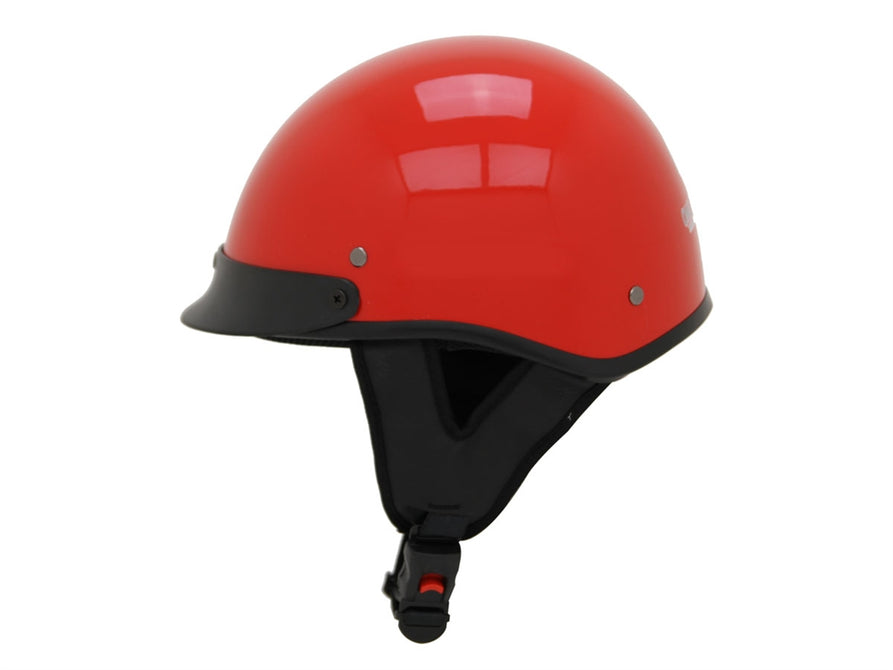 MAX HALF - Half face helmet - Solid Red (XL)