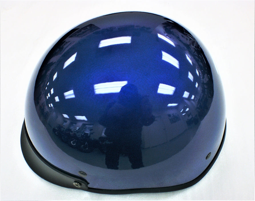 MAX HALF - Half Face Helmet - Blue (XL) [Different Shade]