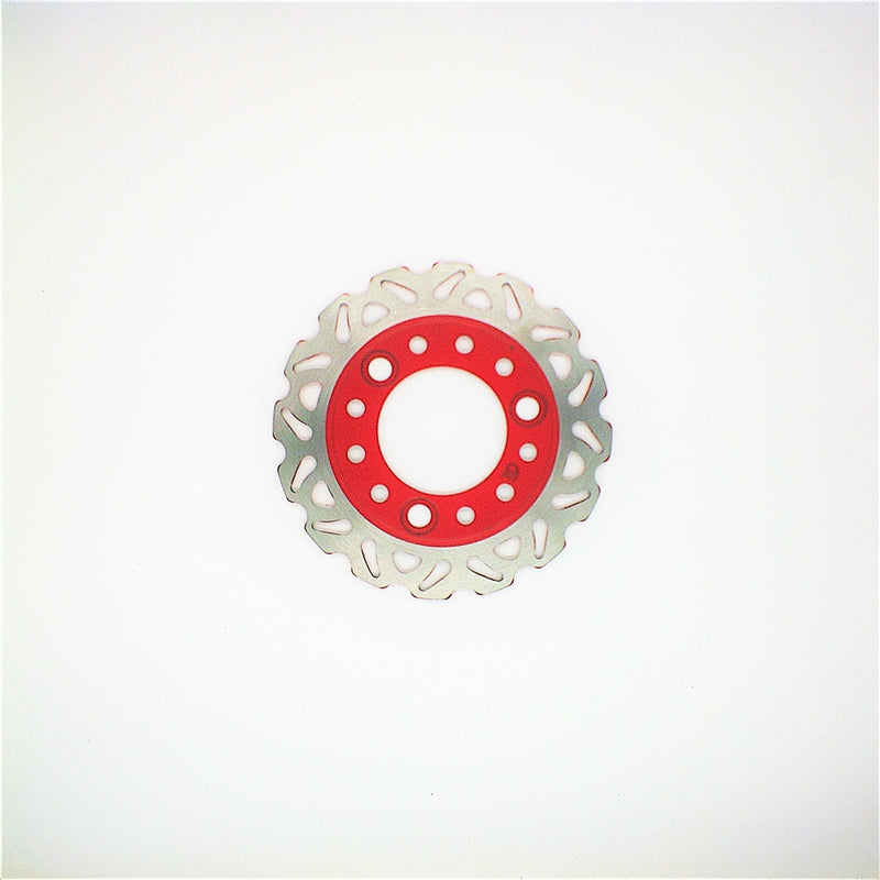 Brake Disc 3 hole w/ grooves 58mmID- 154mmOD - Red