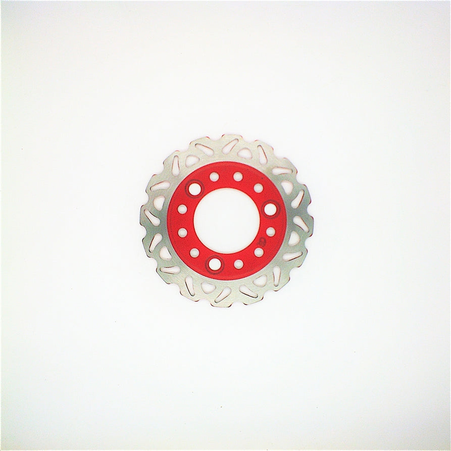 Brake Disc 3 hole w/ grooves 58mmID- 154mmOD - Red