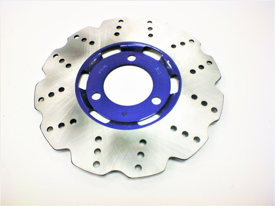 Brake Disc 3 hole w/ offset 57mmID - 220mmOD - Purple Trim