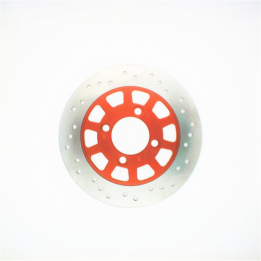 Brake Disc 4 hole Orange Trim 57mmID - 220mmOD