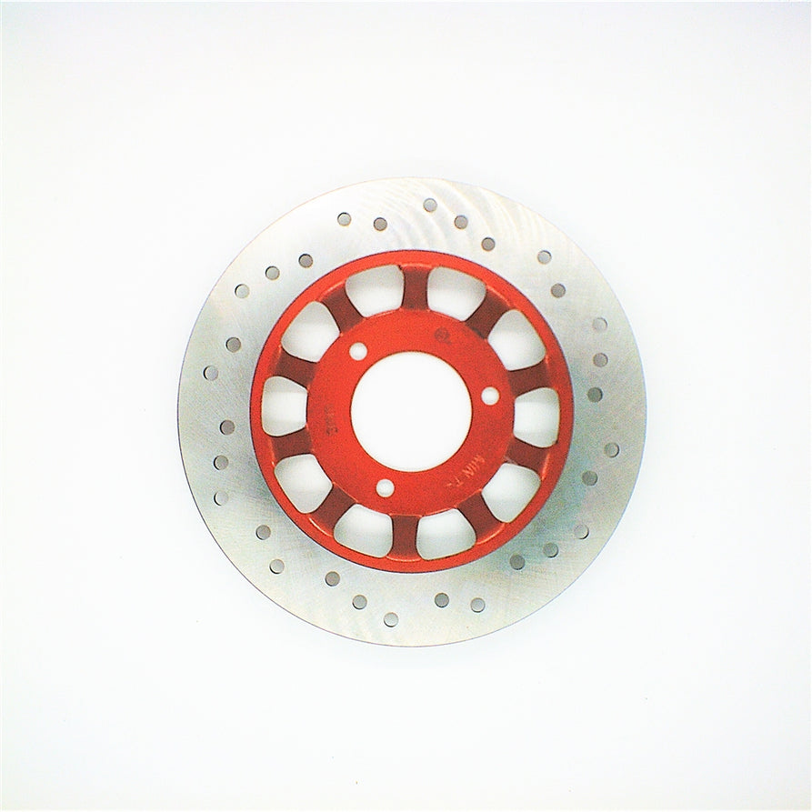 Brake Disc 3 hole w/ offset Orange Trim 58mmID - 220mmOD- EM1 / Rogue Rear