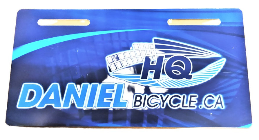 Bicycle HQ licence plate