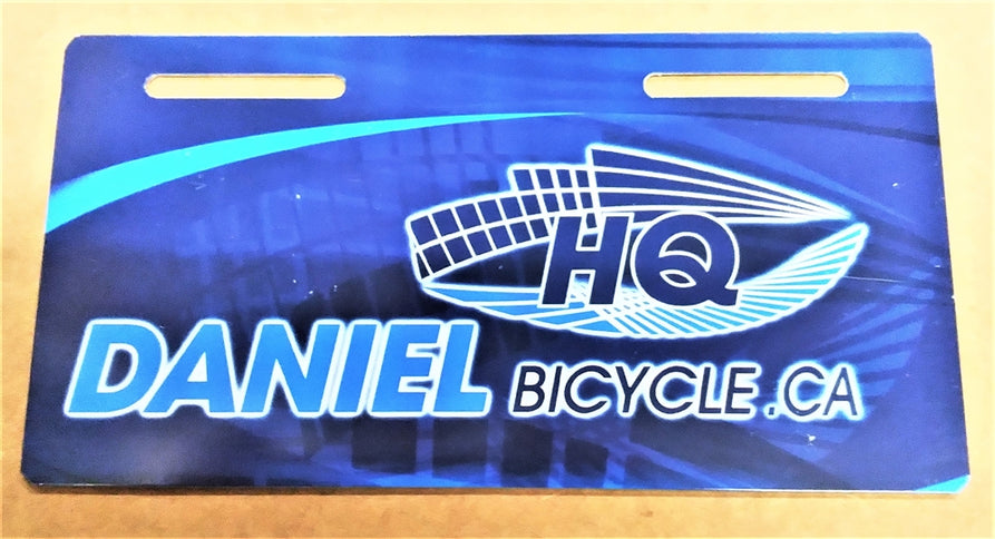 Bicycle HQ licence plate