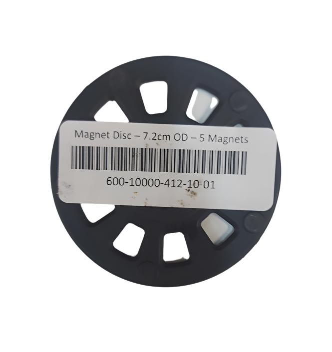 Magnet Disk 7.2cm OD 5 Magnets