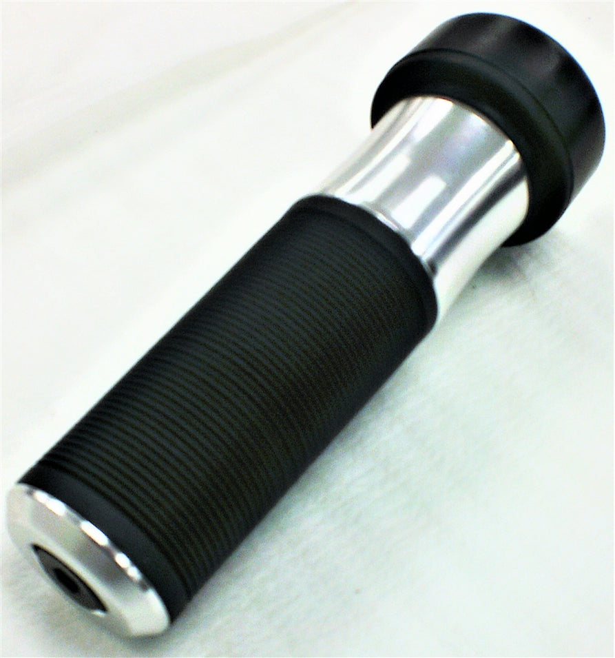 Grip for Ebike (Silver & Black) D