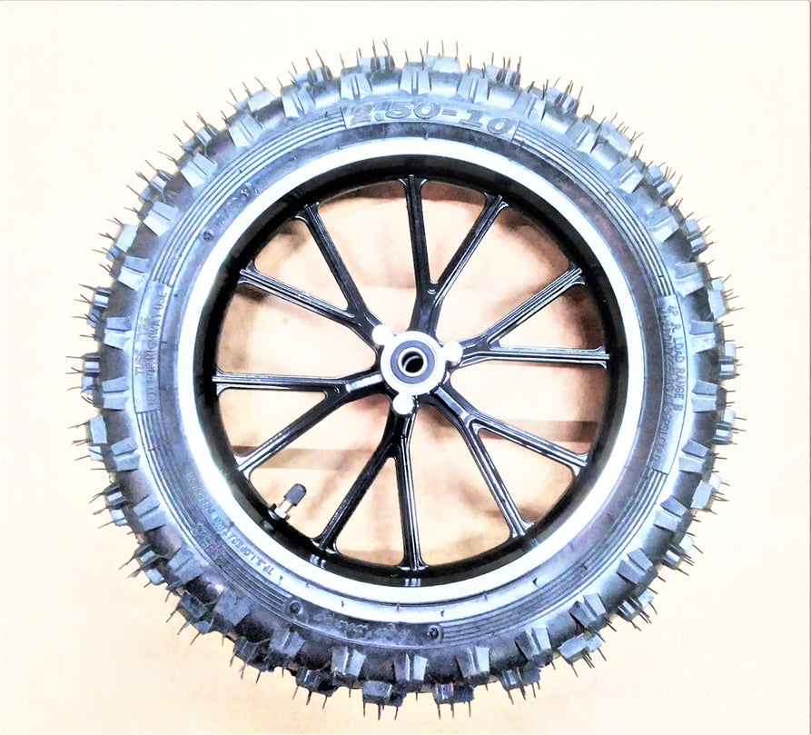 Rear wheel assembly for Pithog Jr. - black