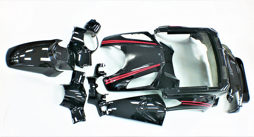 Fairing - Complete Body Kit for Roadstar Deluxe Black